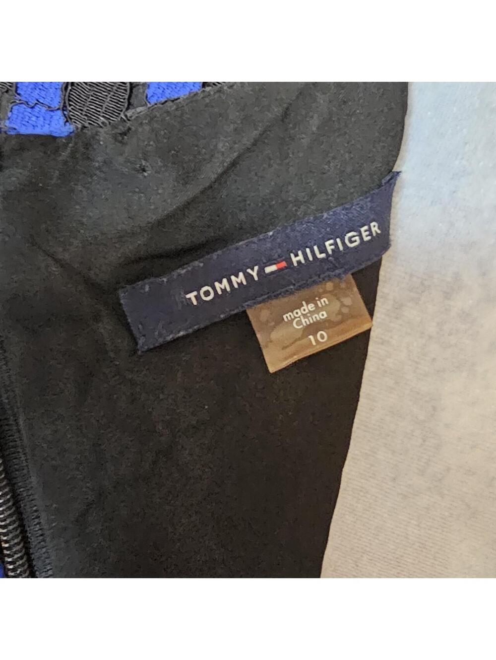 Tommy Hilfiger Women's Blue and Navy Dress - Picture 4 of 4